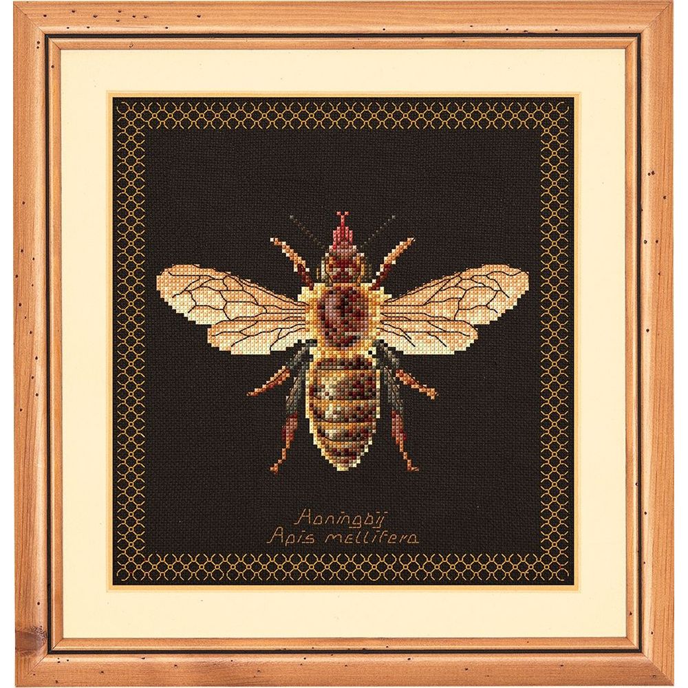 Thea Gouverneur 3017-05  kit point croix  Abeille  Honey bee  1