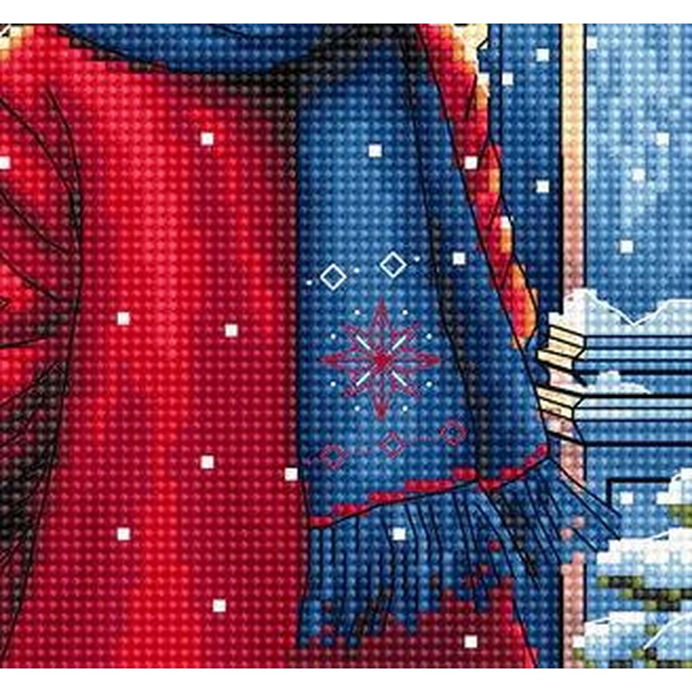 Ava P082  kit de point croix compté  Espoir de Noël  3