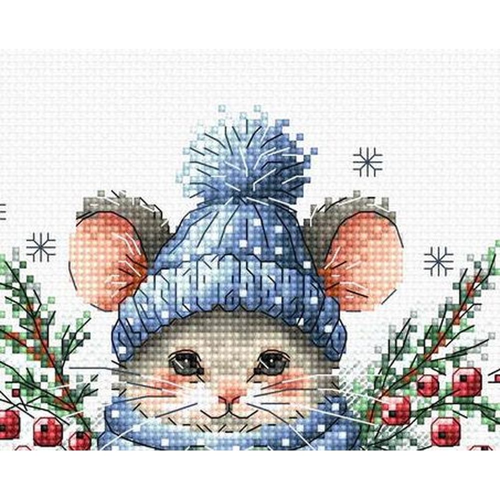Ava P027  kit de point croix compté  Magie de Noël  3