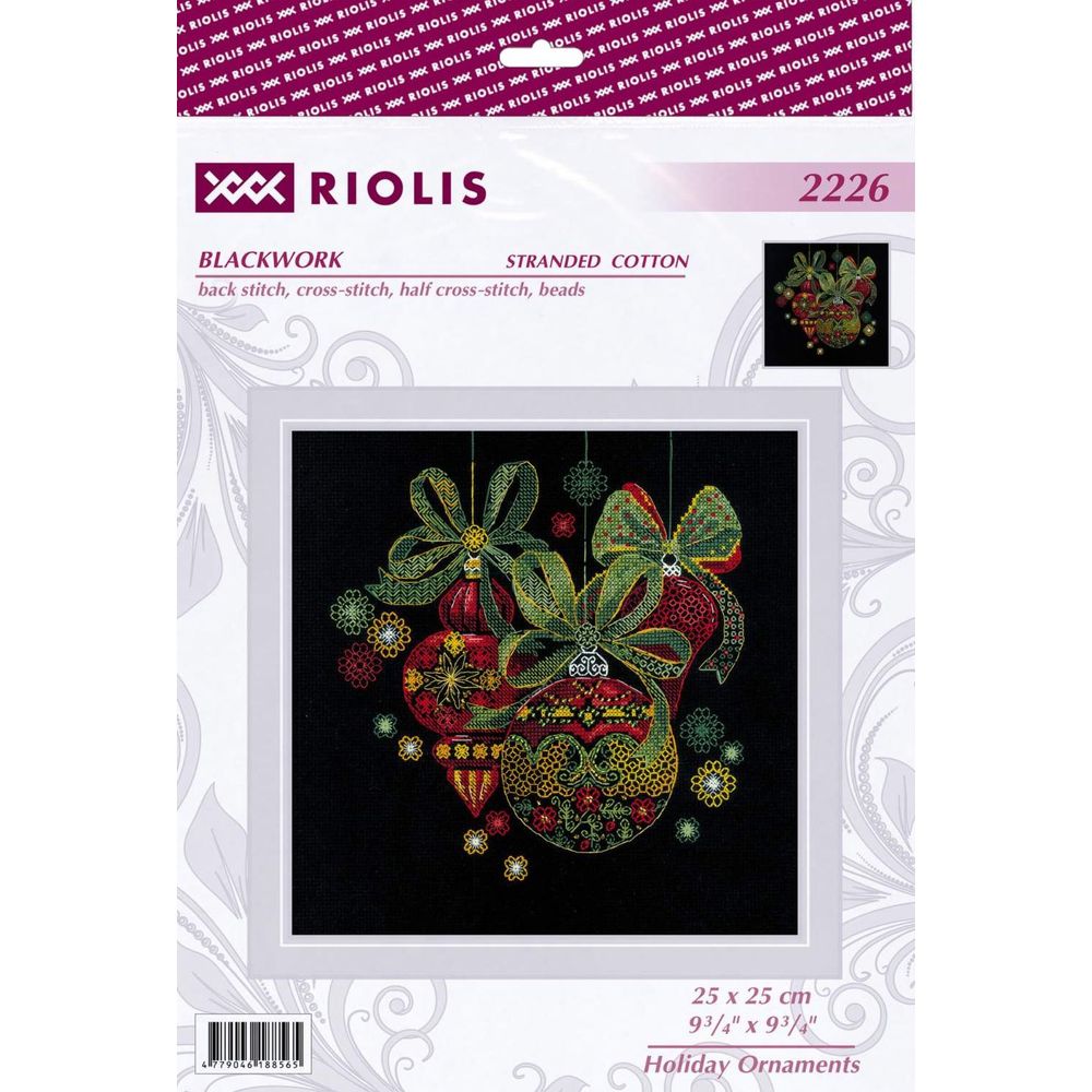 Riolis 2226  kit point de croix  Décorations de fêtes  2