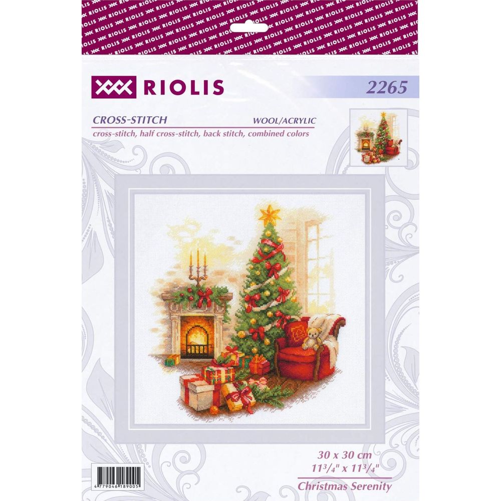 Riolis 2265  kit point de croix  Sérénité de Noël  2