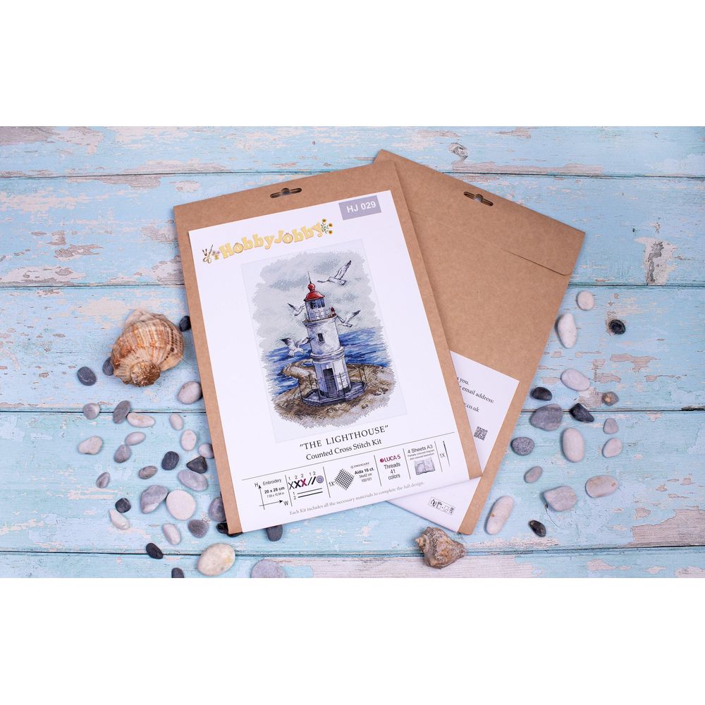 Hobby Jobby HJ029  kit point de croix  Le Phare  1