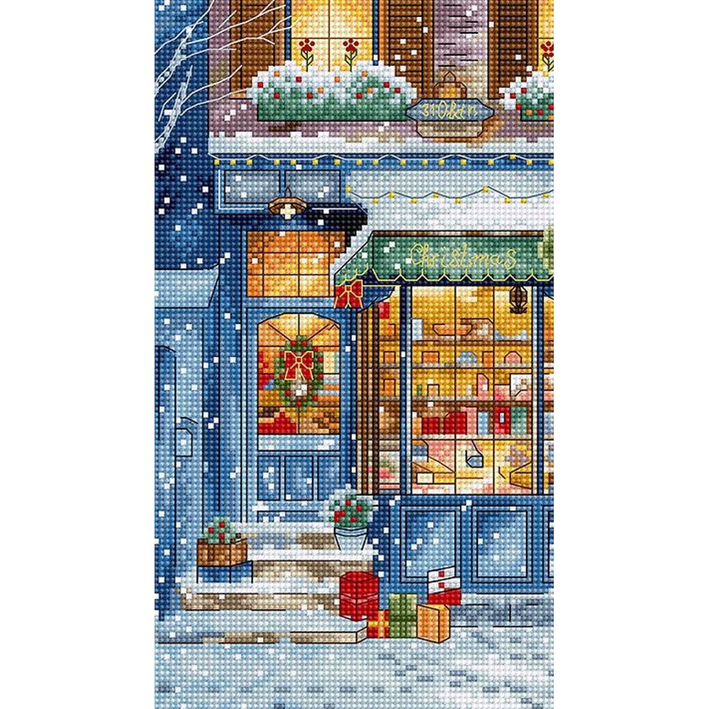 Letistitch 8109  kit point de croix  Boutique du Père Noël  5