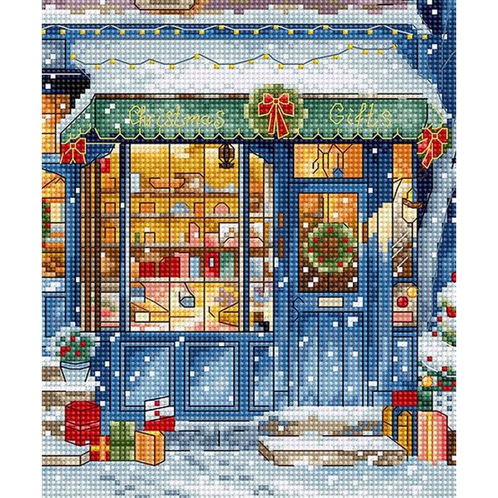 Letistitch 8109  kit point de croix  Boutique du Père Noël  3