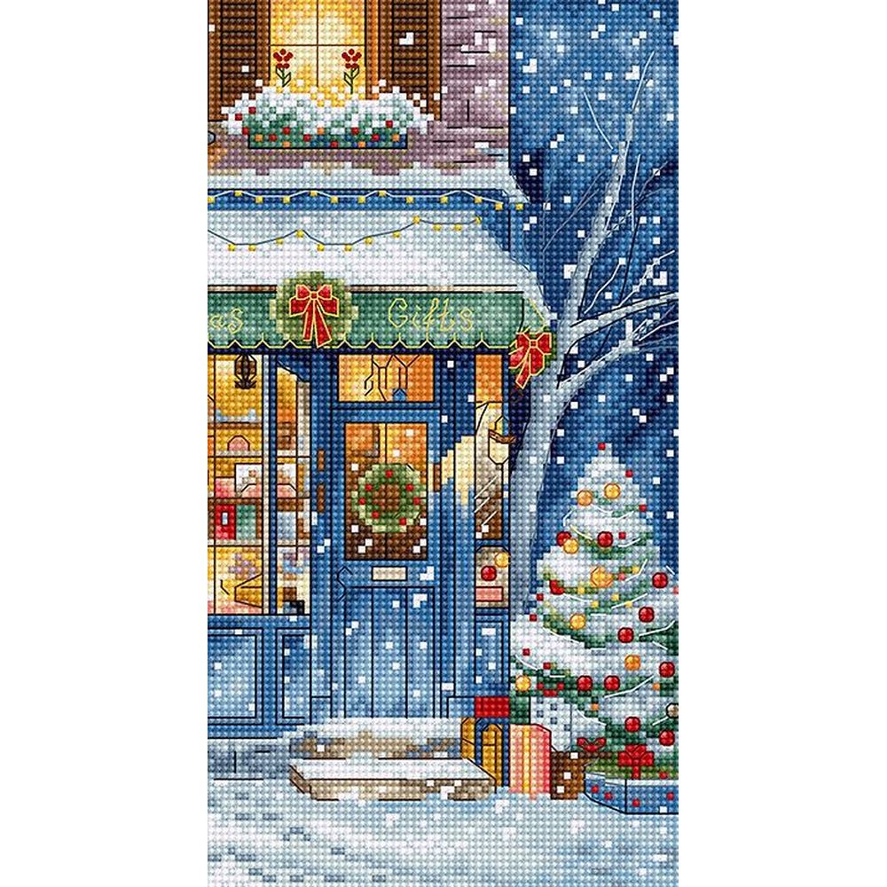 Letistitch 8109  kit point de croix  Boutique du Père Noël  4