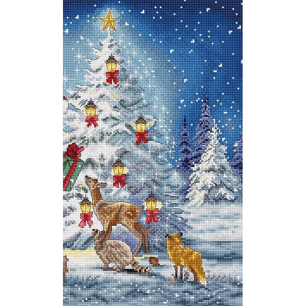 Letistitch 8200  kit point de croix  Père Noël  4