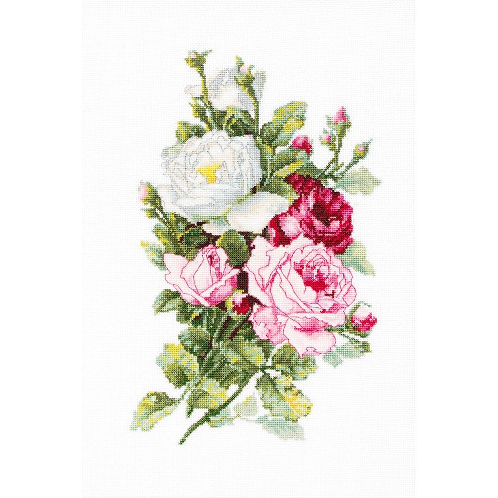 Luca-S  BA22855  kit point decroix  Bouquet de roses
