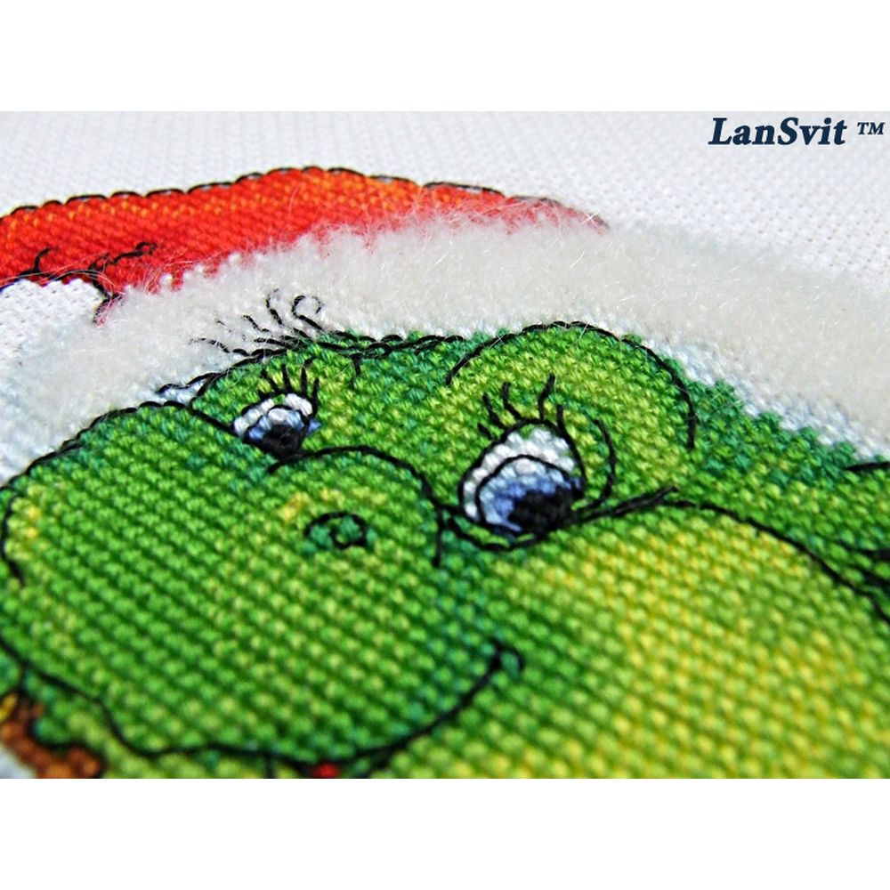 LanSvit D009  kit point de croix compté  La joie de Noël  7