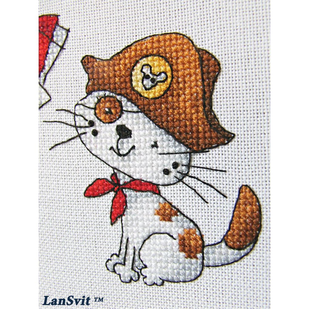 LanSvit D031  kit point de croix compté  Pirate  7
