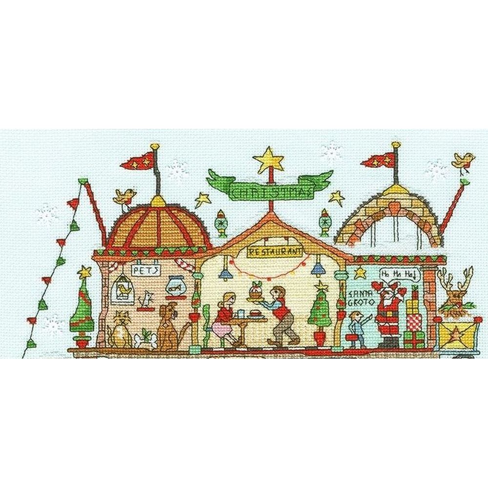 Bothy Threads  XCT38  kit point de croix compté  Christmas Department Store  1