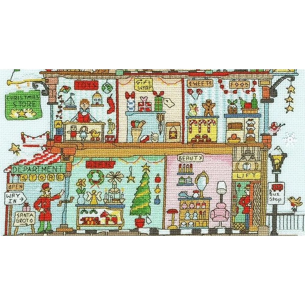 Bothy Threads  XCT38  kit point de croix compté  Christmas Department Store  2