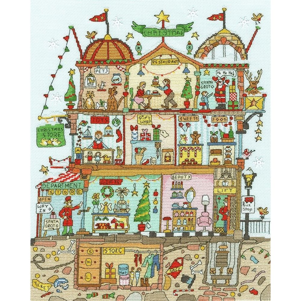 Bothy Threads  XCT38  kit point de croix compté  Christmas Department Store