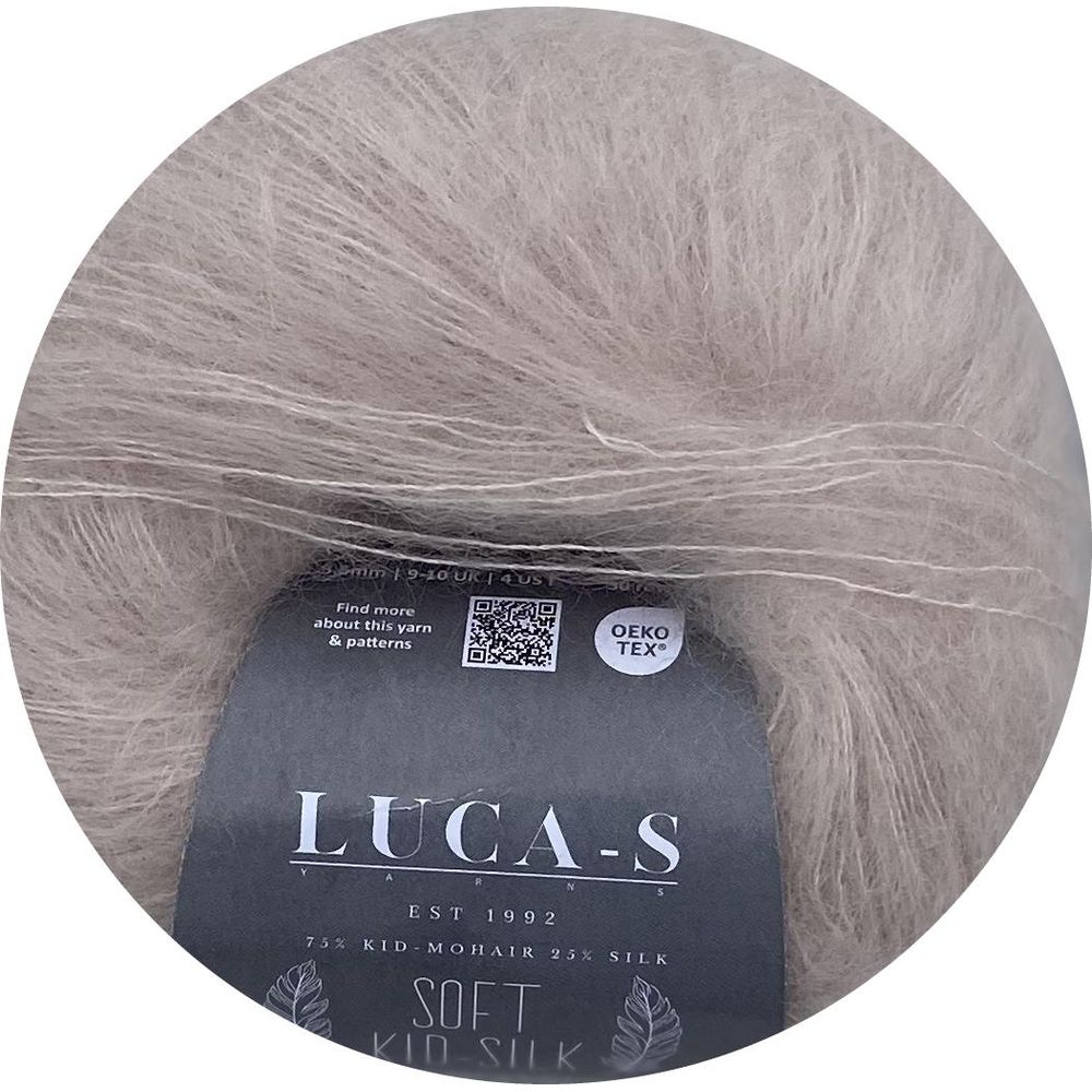 Fil  à tricoter  Mohair nacre  Luca-S  3