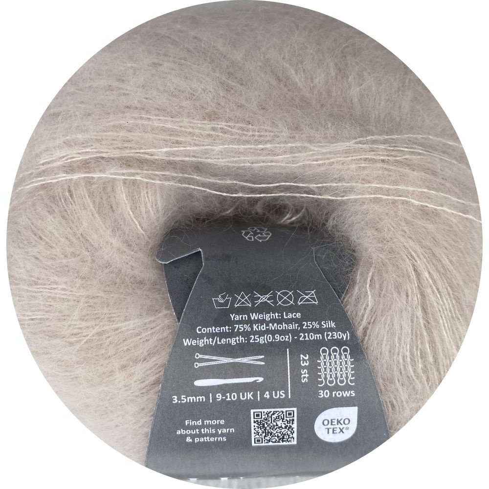 Fil  à tricoter  Mohair nacre  Luca-S
