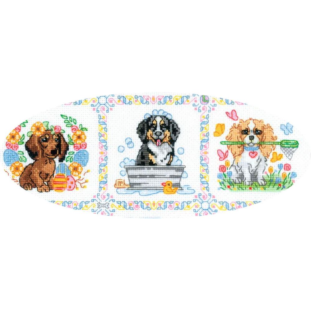 Riolis 2245  kit point de croix  Calendrier canin  2