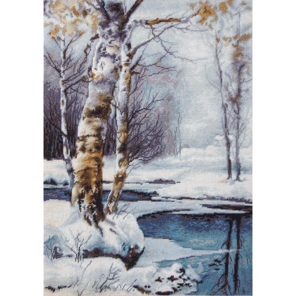 Luca-S B560  Paysage hivernale  kit point de croix compté