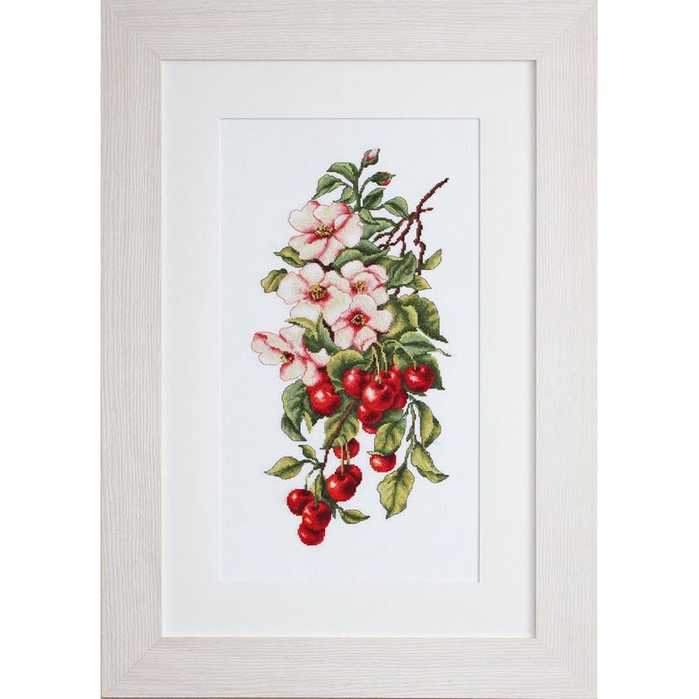 Luca-S  B205  kit point croix  Composition aux cerises  3