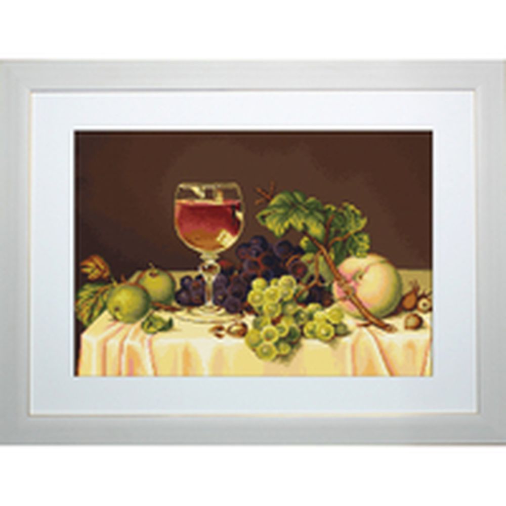 Luca-S B482  kit point croix  Nature morte aux fruits  1