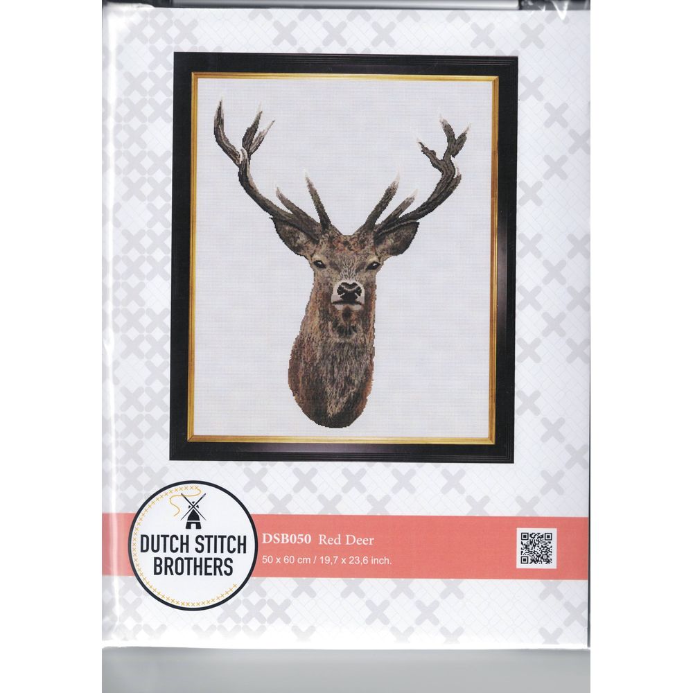 Dutch Stitch Brothers  DSB050  kit point croix  Cerf élaphe  2