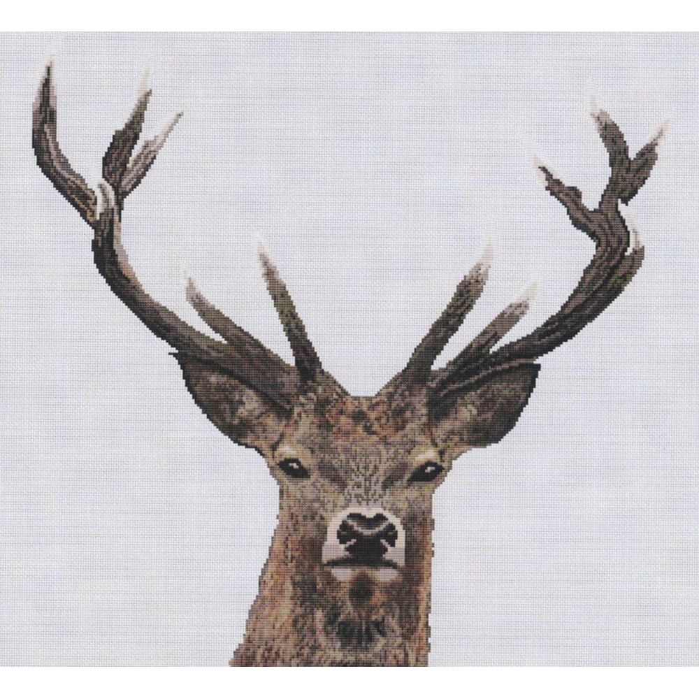 Dutch Stitch Brothers  DSB050  kit point croix  Cerf élaphe  1