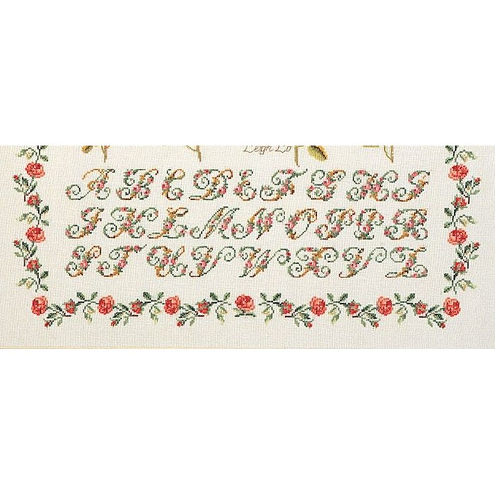 Thea Gouverneur 2043  Sampler Rose  kit point de croix compté  1