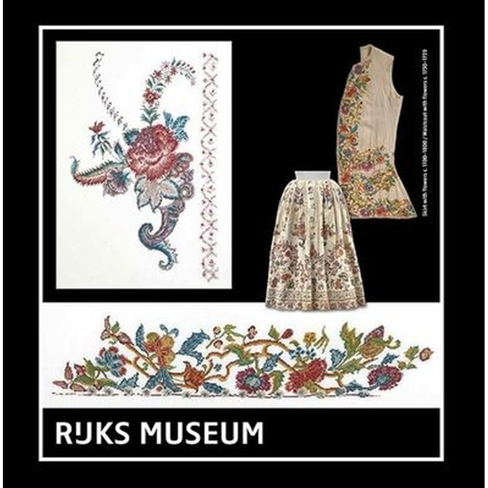 Thea Gouverneur 781  kit point de croix  Skirt with flowers  3