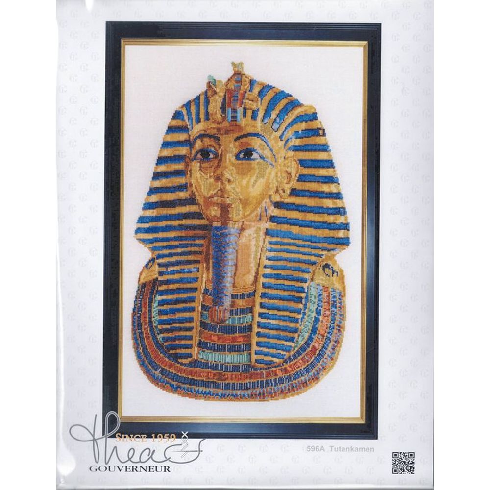 Thea Gouverneur 596  kit point croix  Toutankhamon  1