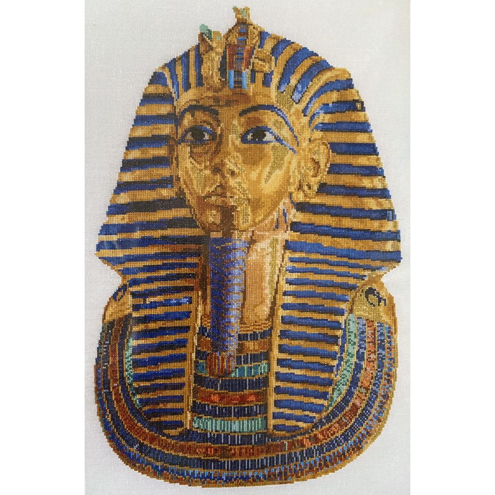 Thea Gouverneur 596  kit point croix  Toutankhamon  4