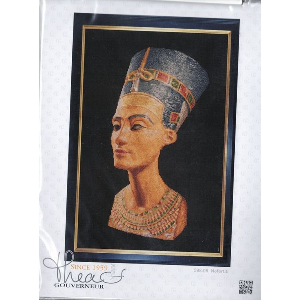 Thea Gouverneur 598-05  kit point croix  Néfertiti  2