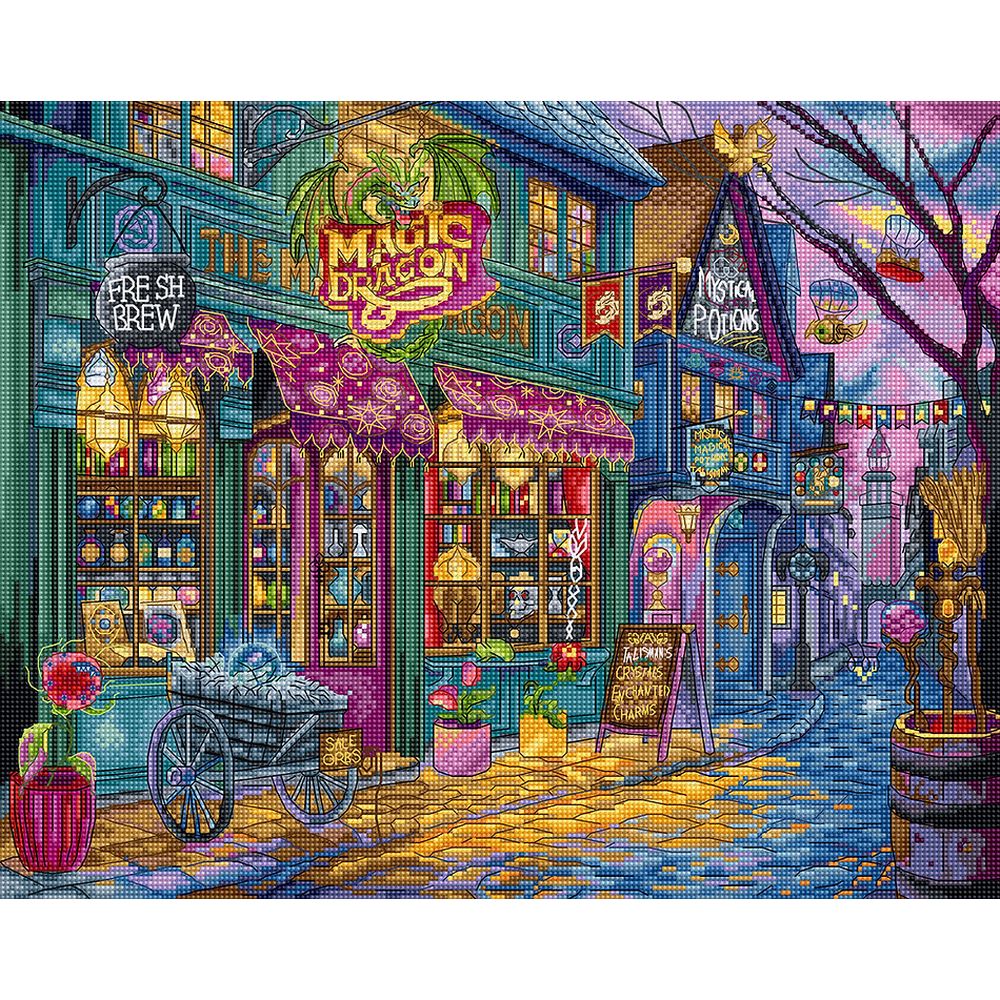 Letistitch 9914  kit point croix  Magasins du dragon magique