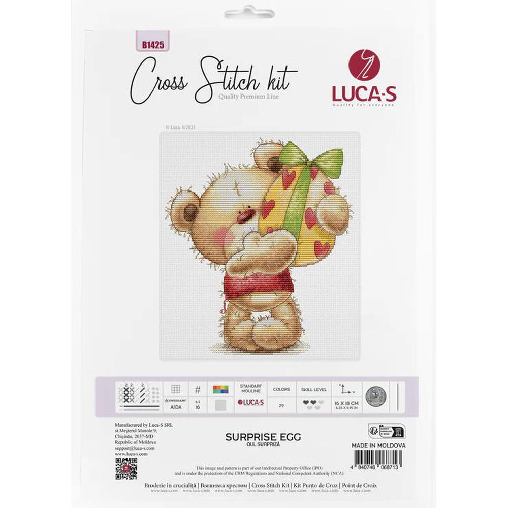Luca-S B1425  kit point croix  Surprise  1