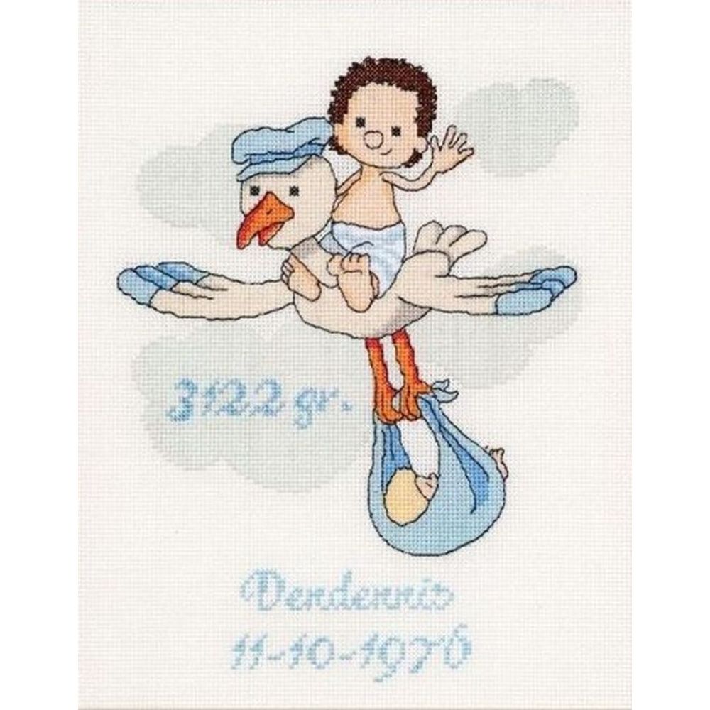 Thea Gouverneur  752  kit point croix  Tableau de naissance