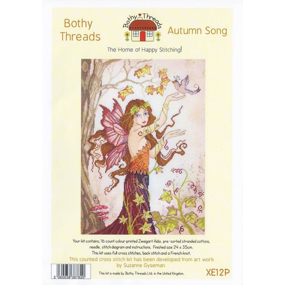 Bothy THreads XE12P  kit point croix  Chanson dautomne  1
