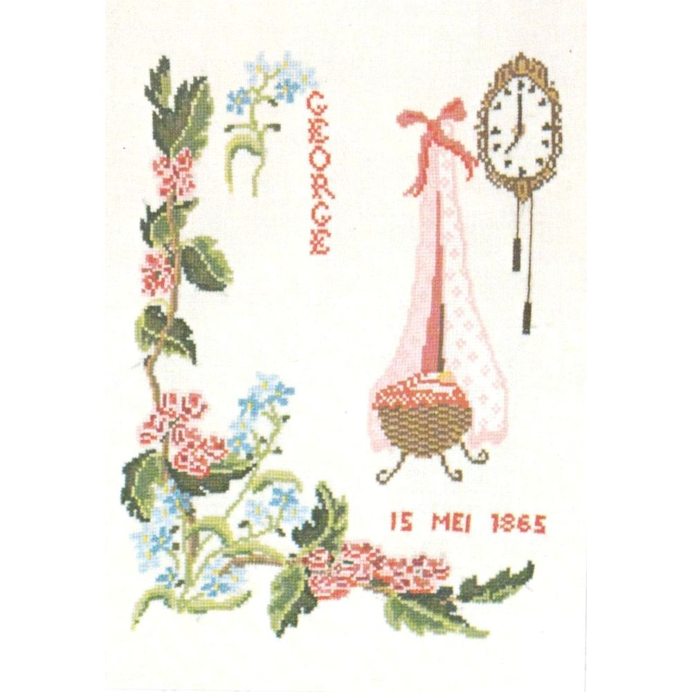 Thea Gouverneur 865  kit point croix  Mei  tableau de naissance