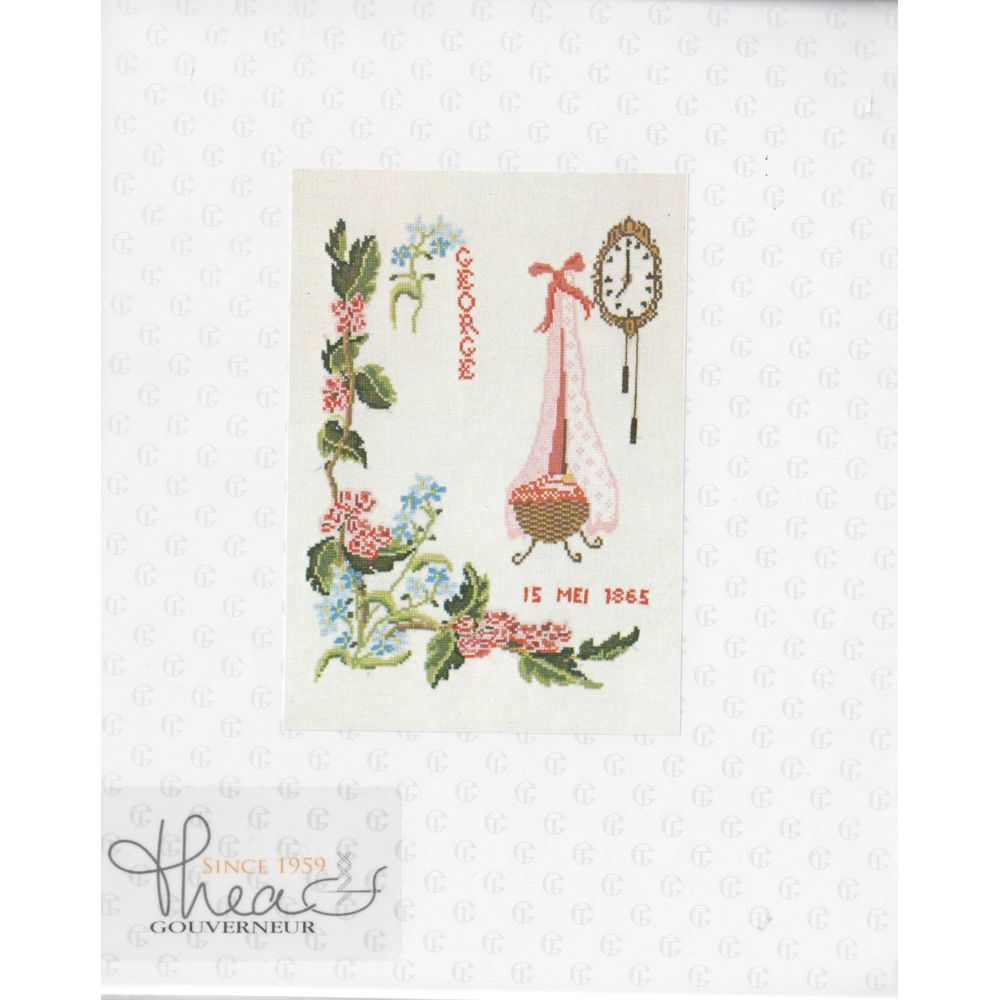 Thea Gouverneur 865  kit point croix  Mei  tableau de naissance  1