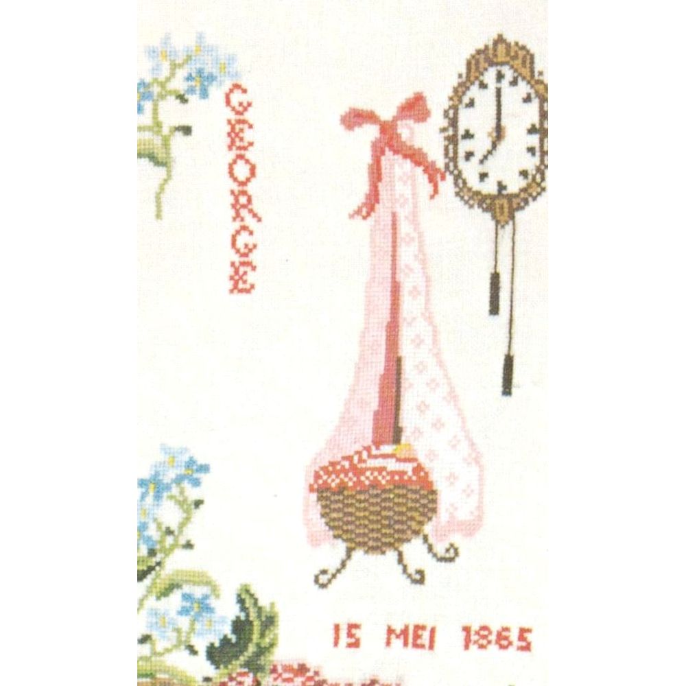 Thea Gouverneur 865  kit point croix  Mei  tableau de naissance  2