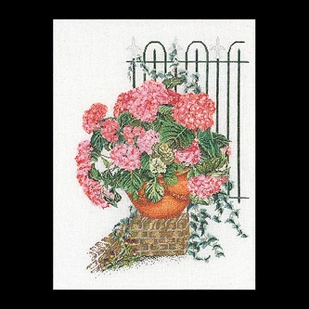 Thea Gouverneur  2036  kit point croix  Hortensia  3