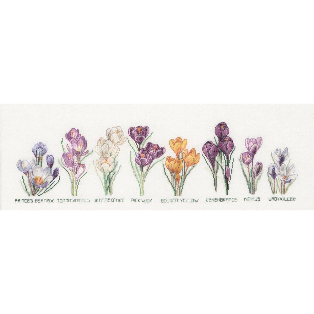 Thea Gouverneur 3074  kit point croix  Crocus