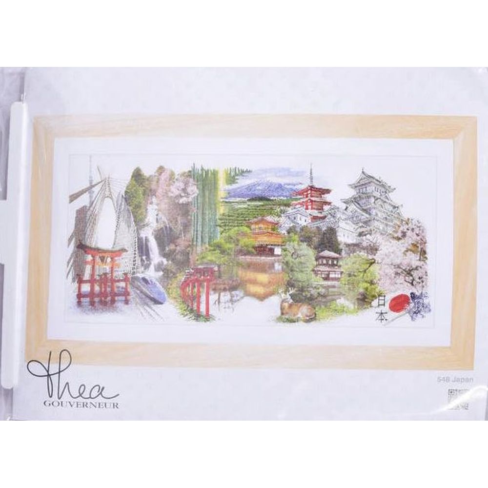 Thea Gouverneur 548  kit point croix  Le Japon  2