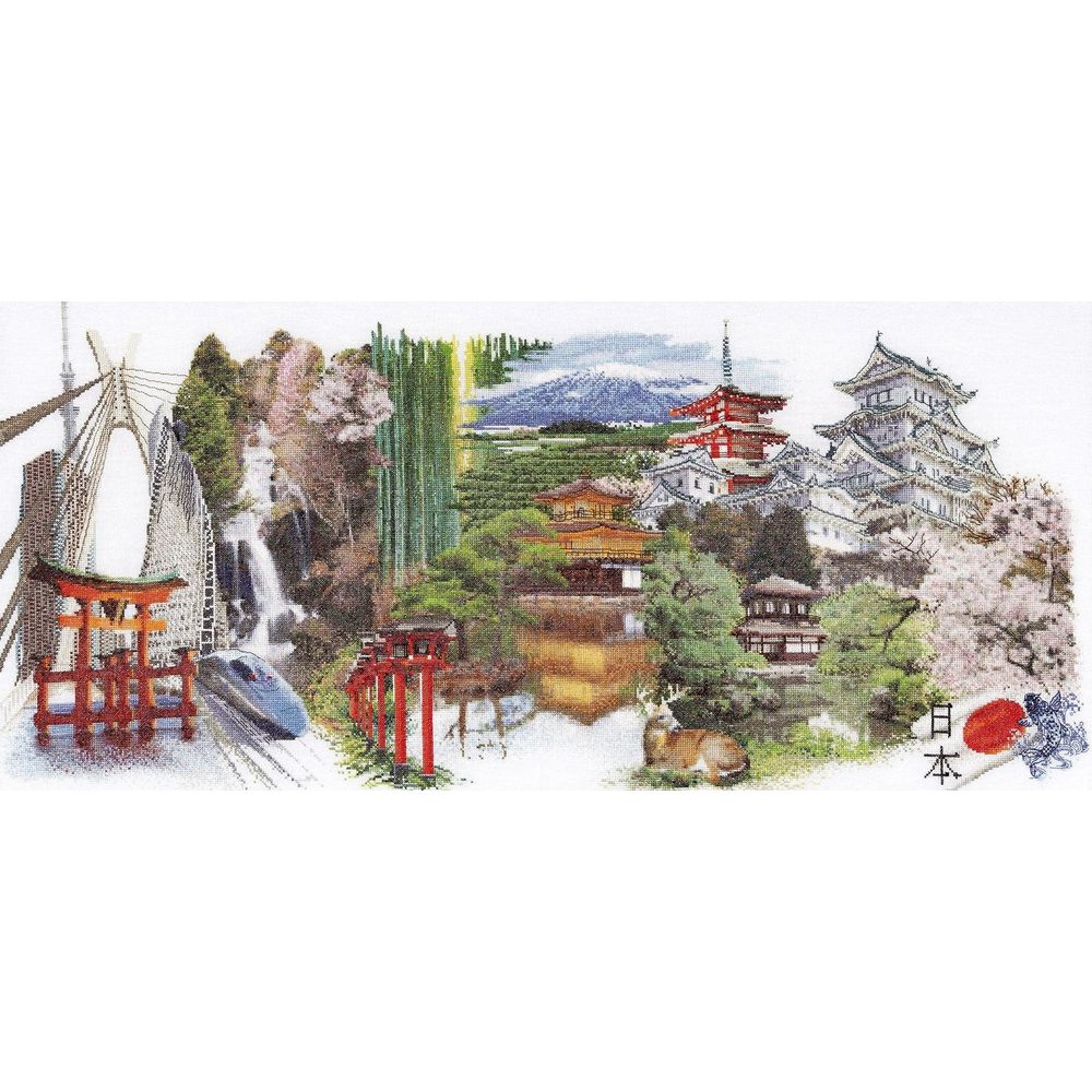 Thea Gouverneur 548  kit point croix  Le Japon