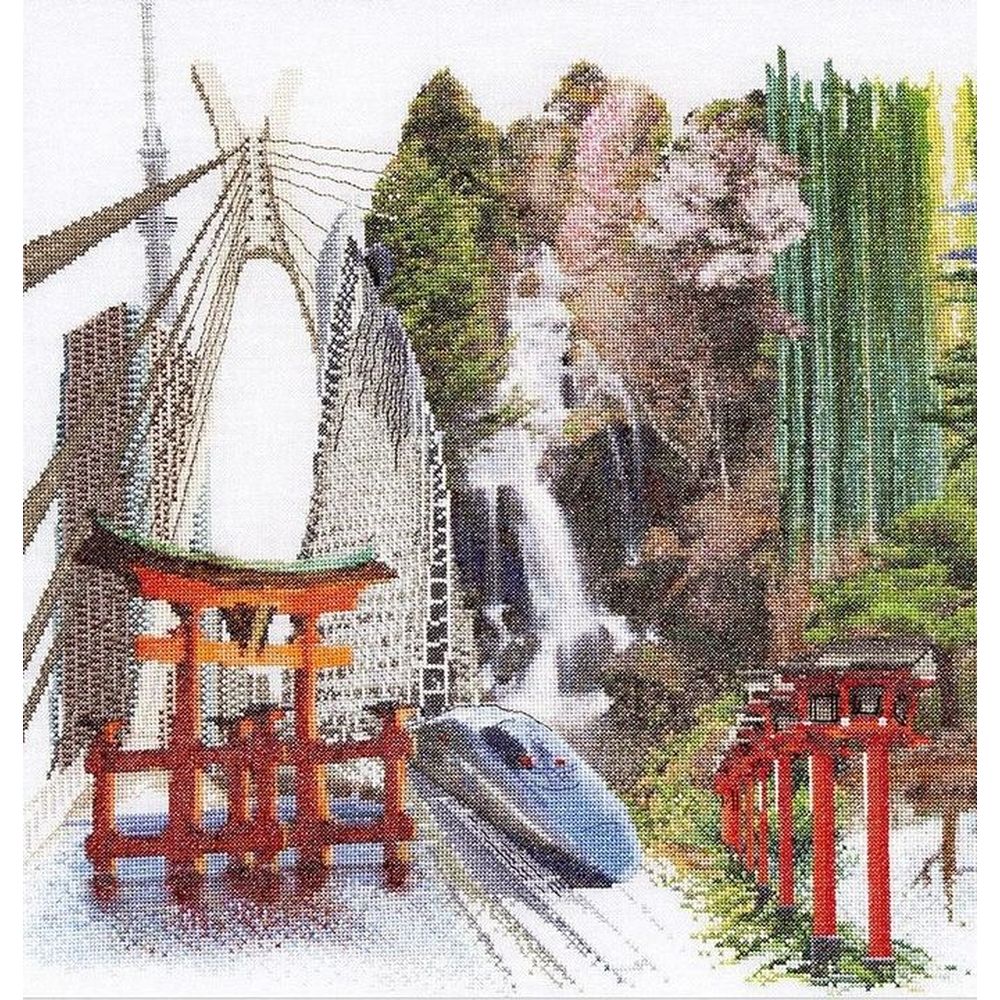 Thea Gouverneur 548  kit point croix  Le Japon  4