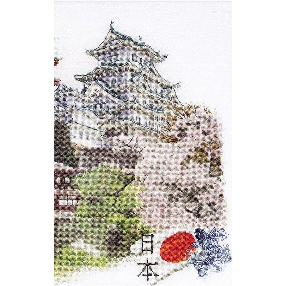 Thea Gouverneur 548  kit point croix  Le Japon  5