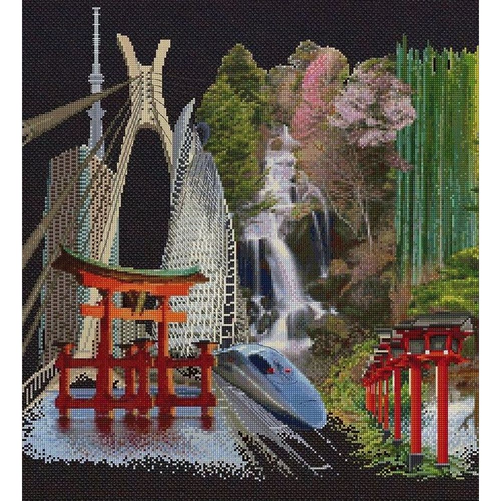 Thea Gouverneur 548-05  kit point croix  Le Japon  3