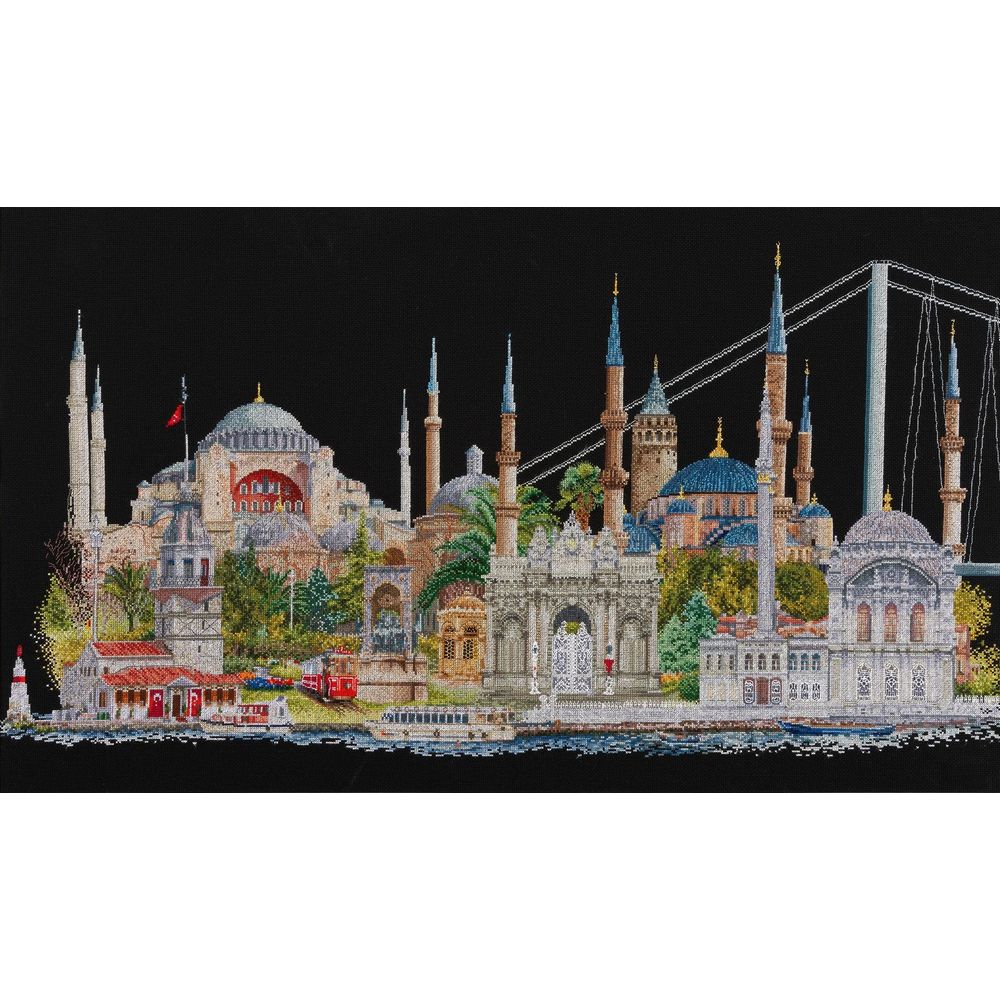 Thea Gouverneur 479 -05  kit point de croix compté  Istanbul