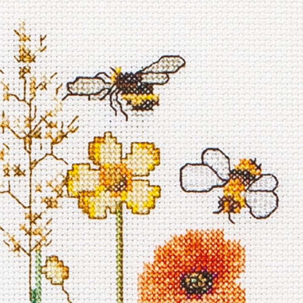 Thea Gouverneur 577   kit point de croix compté  Fleurs sauvage  4