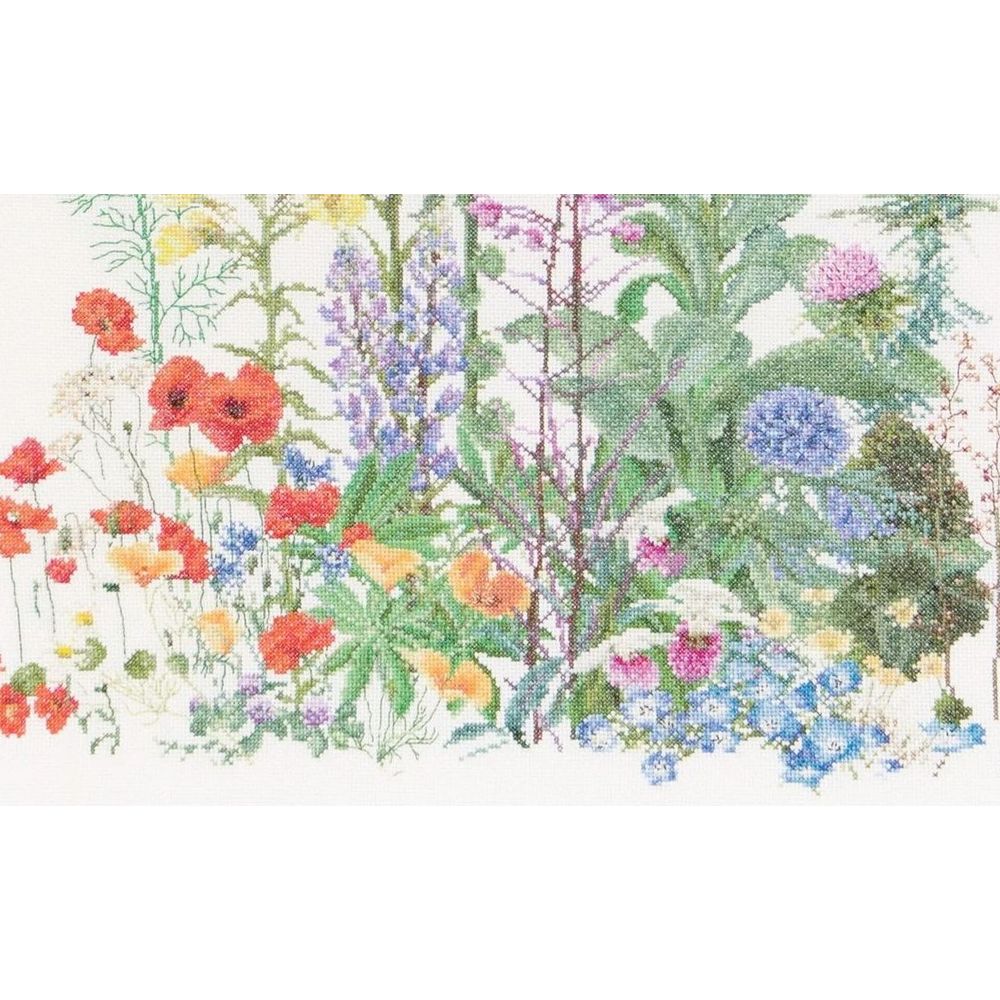 Thea Gouverneur 554  kit point de croix  Fleurs sauvage  5