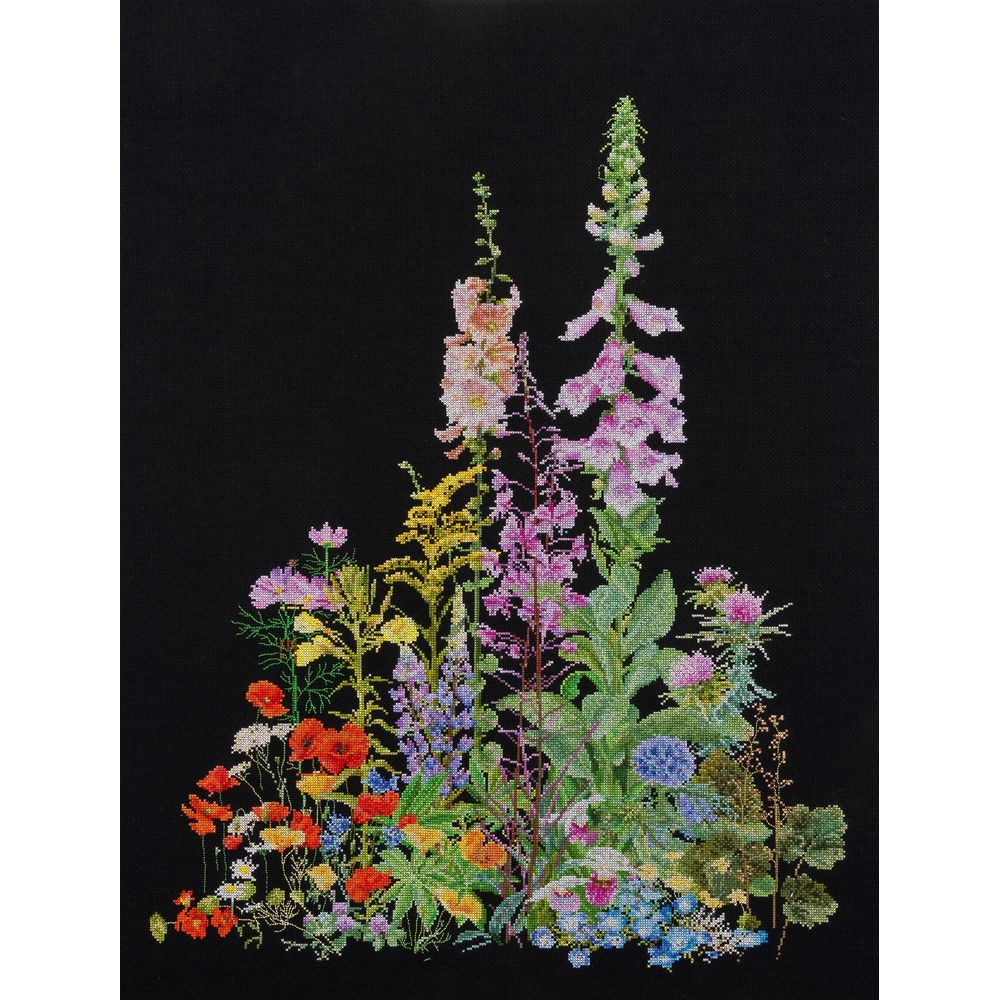 Kit Point De Croix Nature Morte Aux Fleurs Dans Un Vase 580 Thea Gouverneur