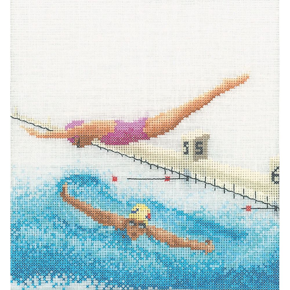 Thea Gouverneur 3036  kit point croix  Natation