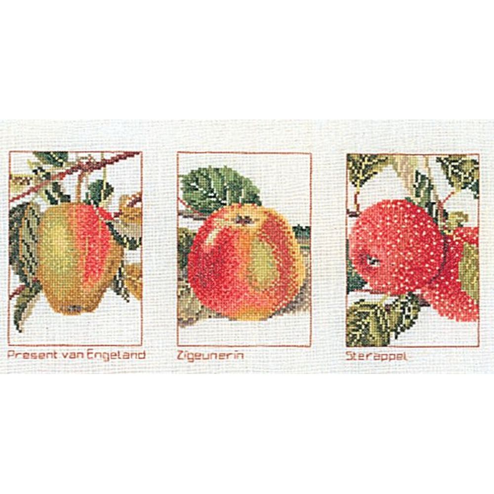 Thea Gouverneur 2082  kit point de croix compté  variété de pommes  2