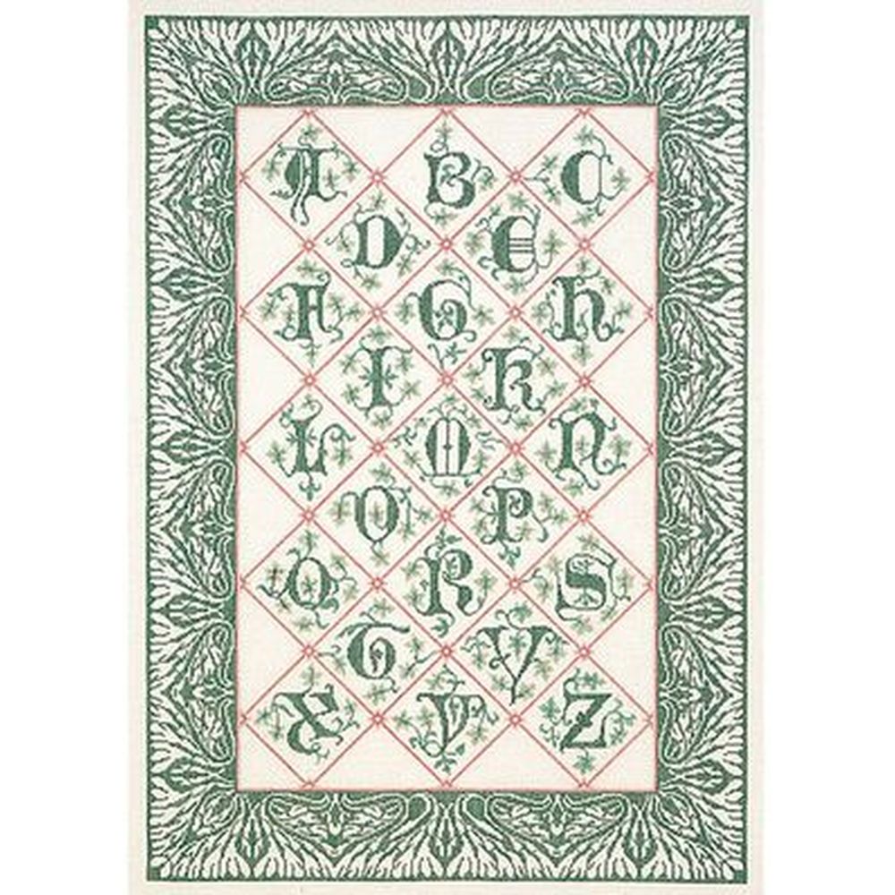 Thea Gouverneur 2050  kit point croix  Alphabet bordée